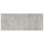 vidaXL Cabecero de cama madera contrachapada gris 200x1,5x80 cm
