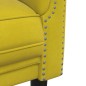 vidaXL Juego de sofás 2 piezas terciopelo amarillo vidaXL Juego de sofás 2 piezas terciopelo amarillo