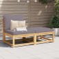 vidaXL Set de muebles para jardín 3 piezas con cojines madera acacia vidaXL Set de muebles para jardín 3 piezas con cojines madera acacia
