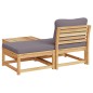 vidaXL Set de muebles para jardín 3 piezas con cojines madera acacia vidaXL Set de muebles para jardín 3 piezas con cojines madera acacia
