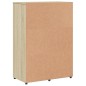 vidaXL Aparador de madera de ingeniería roble Sonoma 60x31x84 cm vidaXL Aparador de madera de ingeniería roble Sonoma 60x31x84 cm