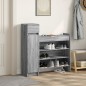 vidaXL Zapatero madera de ingeniería gris Sonoma 100,5x28x100 cm vidaXL Zapatero madera de ingeniería gris Sonoma 100,5x28x100 cm