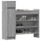 vidaXL Zapatero madera de ingeniería gris Sonoma 100,5x28x100 cm vidaXL Zapatero madera de ingeniería gris Sonoma 100,5x28x100 cm