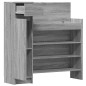 vidaXL Zapatero madera de ingeniería gris Sonoma 100,5x28x100 cm vidaXL Zapatero madera de ingeniería gris Sonoma 100,5x28x100 cm