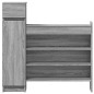 vidaXL Zapatero madera de ingeniería gris Sonoma 100,5x28x100 cm vidaXL Zapatero madera de ingeniería gris Sonoma 100,5x28x100 cm