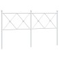 vidaXL Cabecero de metal blanco 160 cm