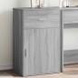 vidaXL Armario almacenaje madera ingeniería gris Sonoma 56,5x39x90 cm vidaXL Armario almacenaje madera ingeniería gris Sonoma 56,5x39x90 cm