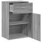 vidaXL Armario almacenaje madera ingeniería gris Sonoma 56,5x39x90 cm vidaXL Armario almacenaje madera ingeniería gris Sonoma 56,5x39x90 cm