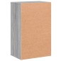 vidaXL Armario almacenaje madera ingeniería gris Sonoma 56,5x39x90 cm vidaXL Armario almacenaje madera ingeniería gris Sonoma 56,5x39x90 cm