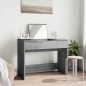 vidaXL Tocador con espejo color gris Sonoma 100x45x76 cm vidaXL Tocador con espejo color gris Sonoma 100x45x76 cm