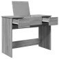 vidaXL Tocador con espejo color gris Sonoma 100x45x76 cm vidaXL Tocador con espejo color gris Sonoma 100x45x76 cm
