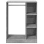 vidaXL Armario de madera de ingeniería gris hormigón 77x48x102 cm vidaXL Armario de madera de ingeniería gris hormigón 77x48x102 cm