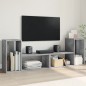 vidaXL Muebles de TV 2 uds madera ingeniería gris hormigón 75x30x50 cm vidaXL Muebles de TV 2 uds madera ingeniería gris hormigón 75x30x50 cm