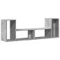 vidaXL Muebles de TV 2 uds madera ingeniería gris hormigón 75x30x50 cm vidaXL Muebles de TV 2 uds madera ingeniería gris hormigón 75x30x50 cm