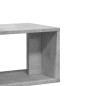 vidaXL Muebles de TV 2 uds madera ingeniería gris hormigón 75x30x50 cm vidaXL Muebles de TV 2 uds madera ingeniería gris hormigón 75x30x50 cm