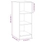 vidaXL Armario de madera de ingeniería gris hormigón 48x41x102 cm vidaXL Armario de madera de ingeniería gris hormigón 48x41x102 cm