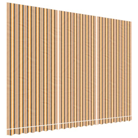 vidaXL Tela de repuesto de toldo rayas de colores 5x3,5 m