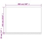vidaXL Tela de repuesto de toldo rayas de colores 5x3,5 m vidaXL Tela de repuesto de toldo rayas de colores 5x3,5 m