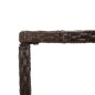 vidaXL Mesa alta bar superficie vidrio ratán PE marrón 180x70x110 cm vidaXL Mesa alta bar superficie vidrio ratán PE marrón 180x70x110 cm