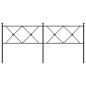 vidaXL Cabecero de metal negro 180 cm vidaXL Cabecero de metal negro 180 cm