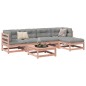 vidaXL Set de sofás jardín 6 pzas con cojines madera abeto Douglas vidaXL Set de sofás jardín 6 pzas con cojines madera abeto Douglas