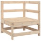 vidaXL Juego de sofás de jardín 4 pzas madera maciza de pino vidaXL Juego de sofás de jardín 4 pzas madera maciza de pino