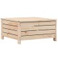vidaXL Juego de sofás de jardín 7 piezas madera maciza de pino