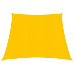 vidaXL Toldo de vela HDPE amarillo 160 g/m² 3/4x2 m