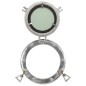 vidaXL Espejo de ojo de buey de pared aluminio y vidrio Ø23 cm vidaXL Espejo de ojo de buey de pared aluminio y vidrio Ø23 cm