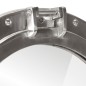 vidaXL Espejo de ojo de buey de pared aluminio y vidrio Ø23 cm vidaXL Espejo de ojo de buey de pared aluminio y vidrio Ø23 cm