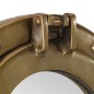 vidaXL Espejo de ojo de buey de pared aluminio y vidrio Ø23 cm