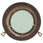 vidaXL Espejo de ojo de buey de pared aluminio y vidrio Ø38 cm vidaXL Espejo de ojo de buey de pared aluminio y vidrio Ø38 cm