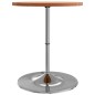 vidaXL Mesa alta de madera maciza de haya Ø60x90,5 cm