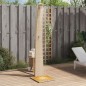 vidaXL Ducha de exterior ratán PE y madera acacia beige 55x60x224 cm vidaXL Ducha de exterior ratán PE y madera acacia beige 55x60x224 cm