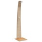 vidaXL Ducha de exterior ratán PE y madera acacia beige 55x60x224 cm vidaXL Ducha de exterior ratán PE y madera acacia beige 55x60x224 cm