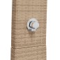 vidaXL Ducha de exterior ratán PE y madera acacia beige 55x60x224 cm vidaXL Ducha de exterior ratán PE y madera acacia beige 55x60x224 cm