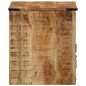 vidaXL Mesita de noche madera maciza de mango 40x40x45 cm vidaXL Mesita de noche madera maciza de mango 40x40x45 cm
