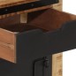 vidaXL Mesita de noche madera maciza de mango 40x40x45 cm vidaXL Mesita de noche madera maciza de mango 40x40x45 cm