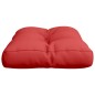 vidaXL Cojín para sofá de palets de tela rojo 50x40x12 cm vidaXL Cojín para sofá de palets de tela rojo 50x40x12 cm