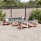 vidaXL Set de sofás jardín 8 pzas con cojines madera de abeto Douglas vidaXL Set de sofás jardín 8 pzas con cojines madera de abeto Douglas