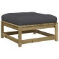vidaXL Set de sofás jardín 8 pzas con cojines madera pino impregnada vidaXL Set de sofás jardín 8 pzas con cojines madera pino impregnada