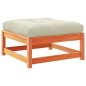 vidaXL Set de sofás jardín 9 pzas con cojines madera pino marrón cera vidaXL Set de sofás jardín 9 pzas con cojines madera pino marrón cera