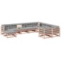 vidaXL Set de sofás de jardín 10 pzas con cojines madera abeto Douglas vidaXL Set de sofás de jardín 10 pzas con cojines madera abeto Douglas