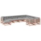 vidaXL Set de sofás de jardín 10 pzas con cojines madera abeto Douglas vidaXL Set de sofás de jardín 10 pzas con cojines madera abeto Douglas