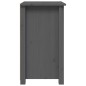 vidaXL Mesitas de noche 2 uds madera maciza de pino gris 40x35x61,5 cm vidaXL Mesitas de noche 2 uds madera maciza de pino gris 40x35x61,5 cm