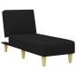 vidaXL Juego de sofás 2 piezas tela negro vidaXL Juego de sofás 2 piezas tela negro