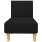 vidaXL Juego de sofás 2 piezas tela negro vidaXL Juego de sofás 2 piezas tela negro