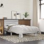 vidaXL Estructura cama madera ingeniería metal gris Sonoma 90x190 cm vidaXL Estructura cama madera ingeniería metal gris Sonoma 90x190 cm