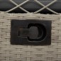 vidaXL Sillones reclinables de jardín 2 uds ratán sintético gris claro vidaXL Sillones reclinables de jardín 2 uds ratán sintético gris claro