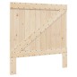 vidaXL Estructura de cama con cabecero madera maciza pino 100x200 cm vidaXL Estructura de cama con cabecero madera maciza pino 100x200 cm